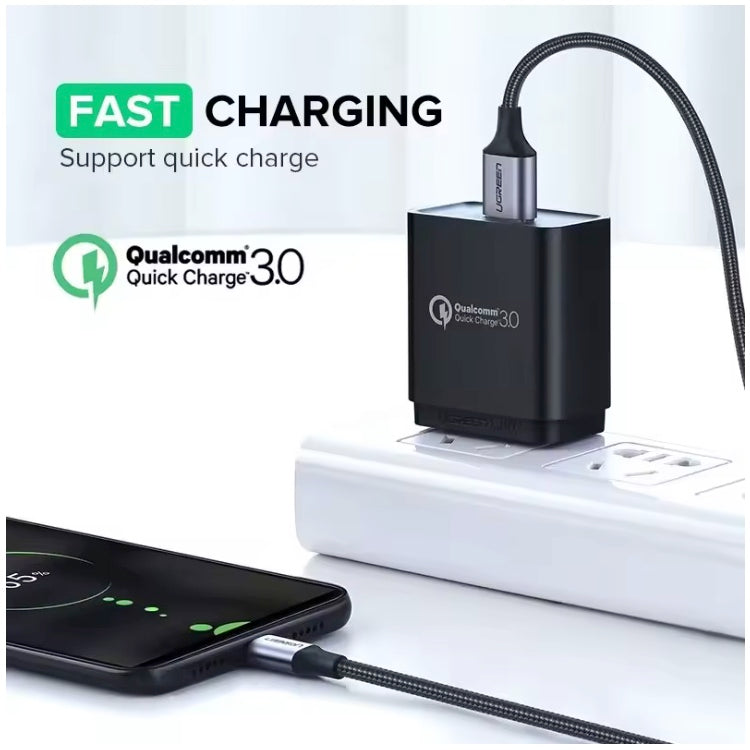 UGREEN 3A Fast Charging Cable Suitable For iPad, iphone, Samsung, Xiaomi Poco Magnetic USB-C Charger Data Cable Mobile Phone Cable