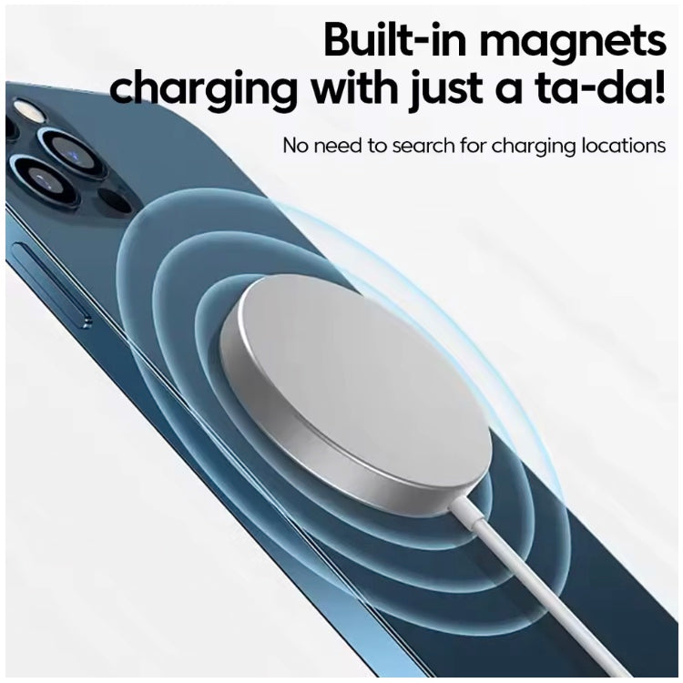 15W Magnetic Wireless Fast Chargers with Type C Fast Charging Cable For iPhone12-16 Charger Adapter Macsafe Phone Charging Dock