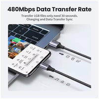 UGREEN 3A Fast Charging Cable Suitable For iPad, iphone, Samsung, Xiaomi Poco Magnetic USB-C Charger Data Cable Mobile Phone Cable