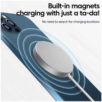 15W Magnetic Wireless Fast Chargers with Type C Fast Charging Cable For iPhone12-16 Charger Adapter Macsafe Phone Charging Dock