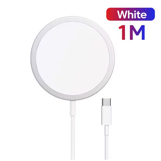 15W Magnetic Wireless Fast Chargers with Type C Fast Charging Cable For iPhone12-16 Charger Adapter Macsafe Phone Charging Dock
